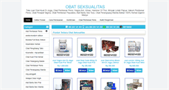 Desktop Screenshot of obatseksualitas.com